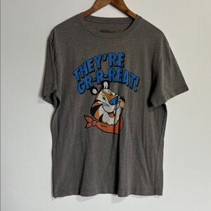 Tony the Tiger Gray Graphic T-Shirt